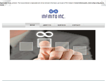 Tablet Screenshot of infinitoinc.com